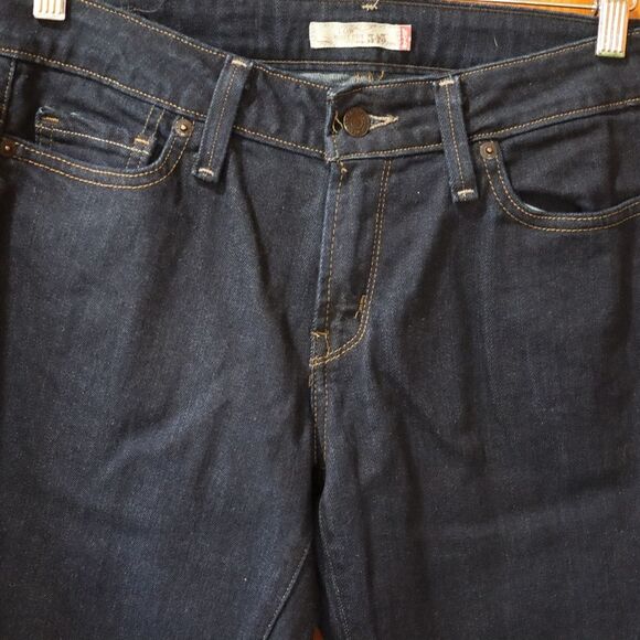 Levi’s 545 Low Rise Bootcut Dark Wash Jeans 6 Medium Y2K - Picture 3 of 11